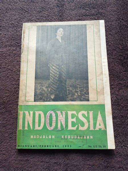 Jual Indonesia Madjalah Kebudajaan No Tahun Majalah Sastra