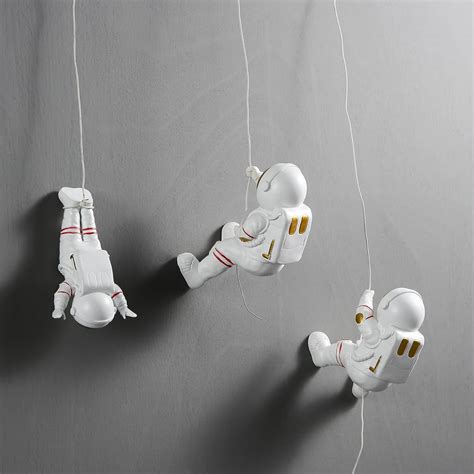 Amazon Awnr Pcs Climbing Astronaut Figurine Wall Hanging Decor