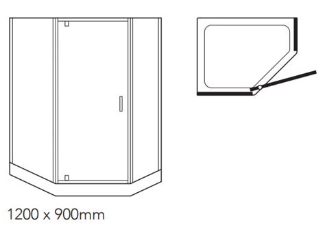 Mira Pentagon Shower Enclosure Victorian Plumbing