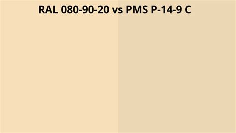 Ral Vs Pms P C Ral Colour Chart Uk