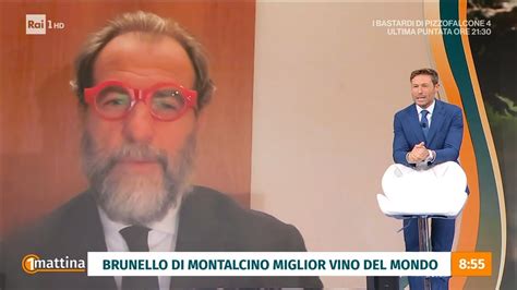 Brunello Vino Dell Anno Unomattina Youtube