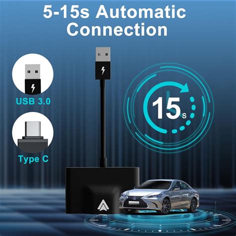 Wireless Carplay Ai Box Android Auto Adapter Konverter W Netflix