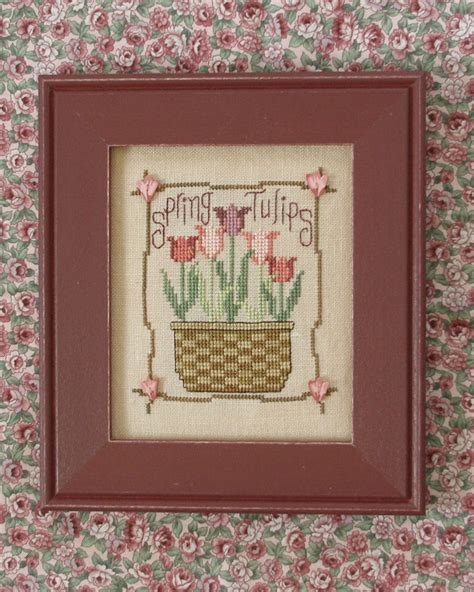 SPRING TULIPS Pattern For Counted Cross Stitch Instant PDF Etsy