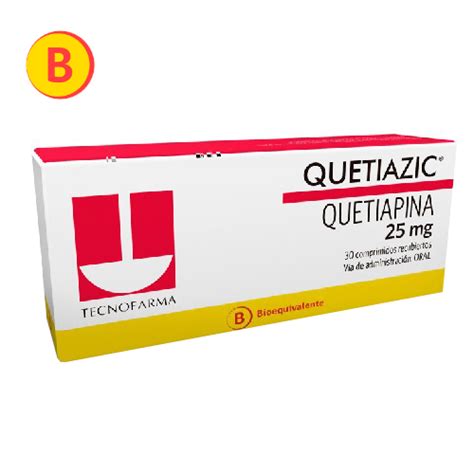 Quetiazic 25 Mg X 30 Comprimidos Recubiertos Tecnofarma FaltasYa