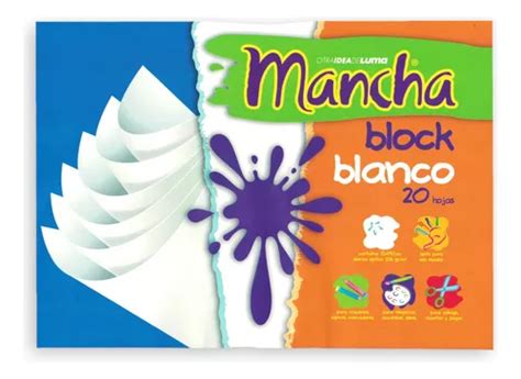 Block De Dibujo A Blanco Luma Mancha X Hojas Mercadolibre