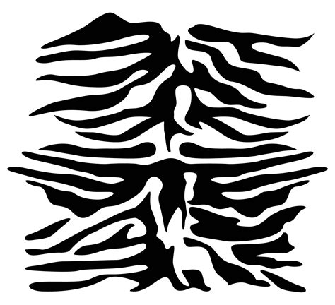 Printable Tiger Stripe Camo Stencil