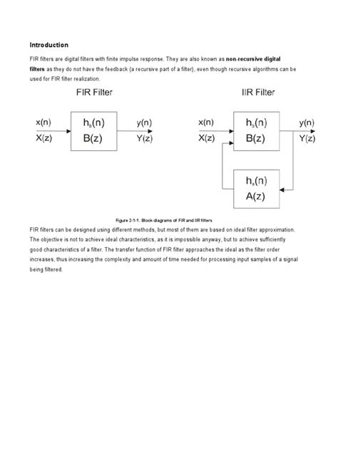 FIR Filter Design | PDF | Filter (Signal Processing) | Low Pass Filter