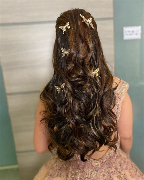 Butterflies In Hair The Newest Mehendi Hairstyle Artofit