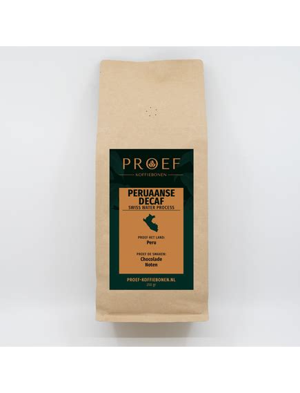 Proef Peruvian Swiss Water Decaf Beans Grams F Te Du Caf