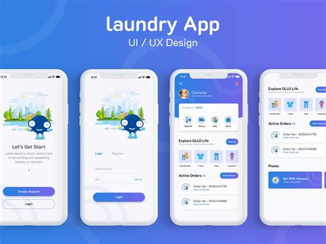 Laundry App by Mustafijur Rahaman on Dribbble