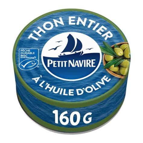 Petit Navire Thon Entier Msc Huile D Olive Vierge Extra Monoprix Fr