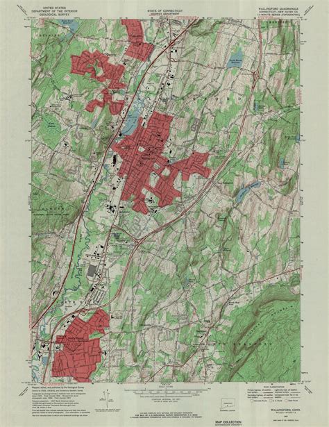 Wallingford Quadrangle 1967 USGS Topographic Map 1 24 00 Flickr