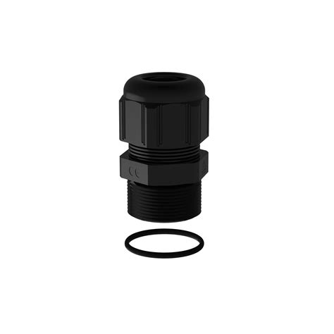 Cable gland plastic IP68 PG29 RAL 9011 | 381572 | 3414972280365 | LEGRAND