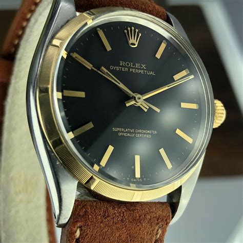 Vintage Rolex Oyster Perpetual Original Black Dial Hands