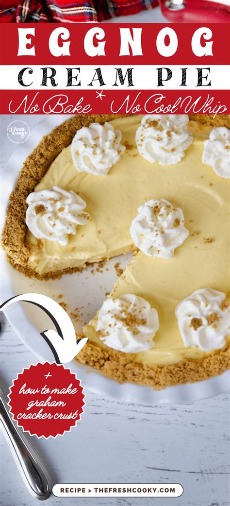 Easy No Bake Eggnog Pie Recipe The Fresh Cooky