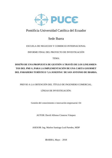 Pdf Dspace Pucesi Edu Ec I Pontificia Universidad