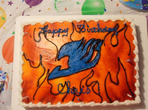 Fairy Tail Cake By Aoshi4misao On Deviantart