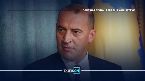 Rubikon Me Adriatik Kelmendin Daut Haradinaj P Rball Analist Ve