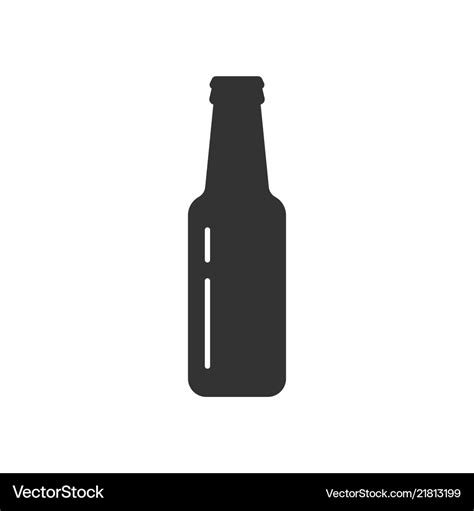 Bottle Of Beer Icon Royalty Free Vector Image Vectorstock