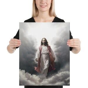 Second Coming Of Jesus Christ Canvas Print Lds Art Gift Decor