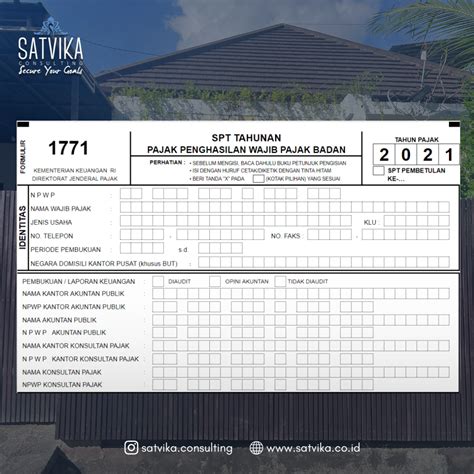 Optimalkan Kepatuhan Pajak Anda Lapor Spt Tahunan Dengan Mudah Bersama Satvika Consulting