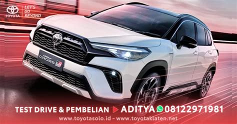 Harga Promo New Corolla Cross Solo November Dealer Mobil Baru