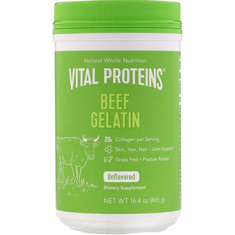 Vital Proteins, Beef Gelatin, Unflavored, 16.4 oz (465 g) - iHerb