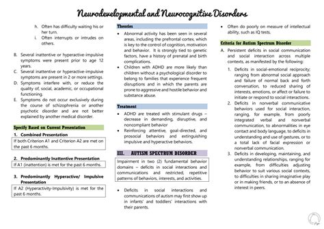 Solution Neurodevelopmental And Neurocognitive Disorders Studypool