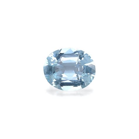 Aigue Marine Taille Ovale Bleu Ciel Carats