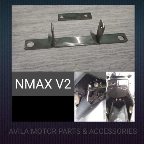 NMAX V2 Tpost Stainless Bracket For Mini Driving Light Lazada PH