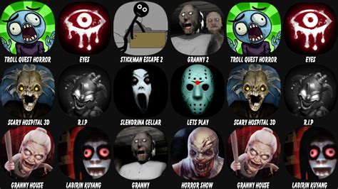 Troll Quest Horror Eyes The Horror Game Stickman Jailbreak Escape 2