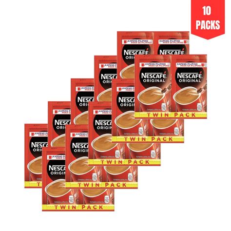 NESCAFÉ Original 3in1 Coffee Twin Pack 52g Pack of 10 Shopee Philippines