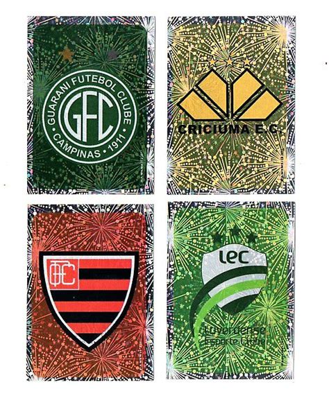 Figurinhas Album Campeonato Brasileiro 2017 Escudos Panini