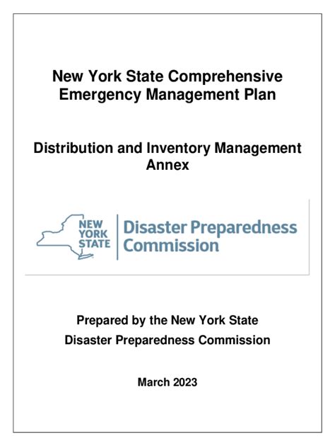 Fillable Online Comprehensive Emergency Management Plan Template