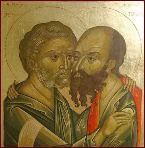 Byzantine Orthodox Icons Sfintii Apostoli Petru Si Pavel