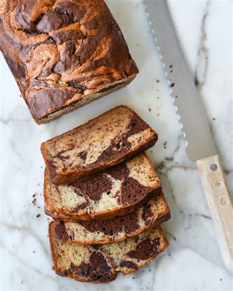 Marbled Banana Bread - Once Upon a Chef