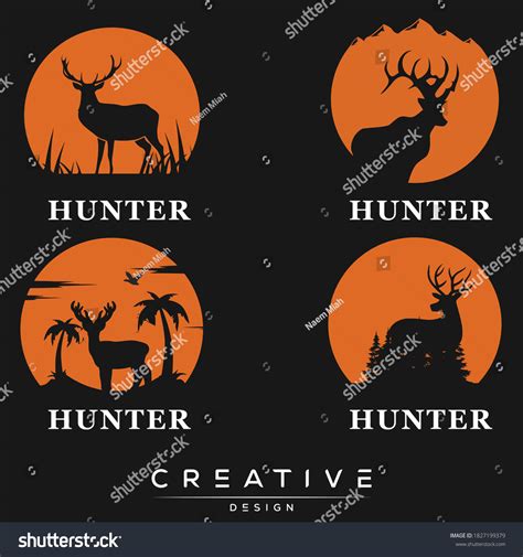 Expedition Adventure Wild Deer Logo Design Stock Vector (Royalty Free) 1827199379 | Shutterstock