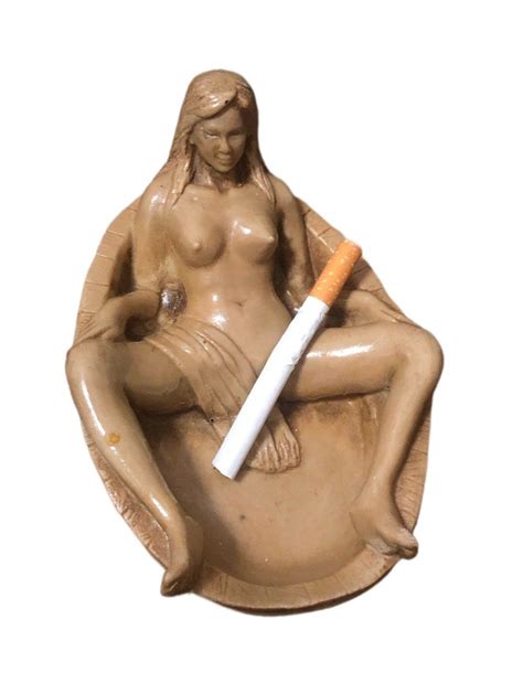 Ornament Collectors Naked Nude Ashtray Cigarette Ashtray