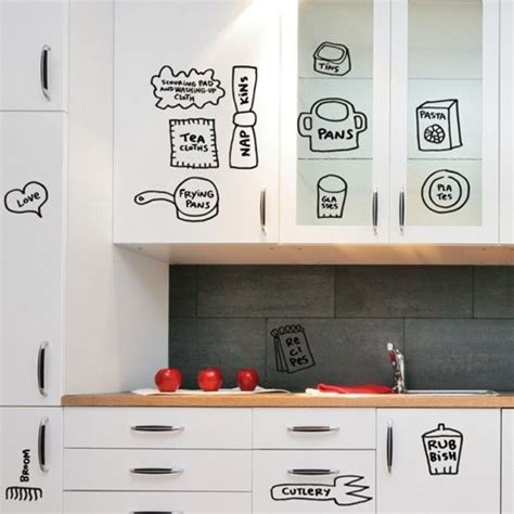 Decorate Your Kitchen With Cool Vinyl Wall Decals Kitchen Decor