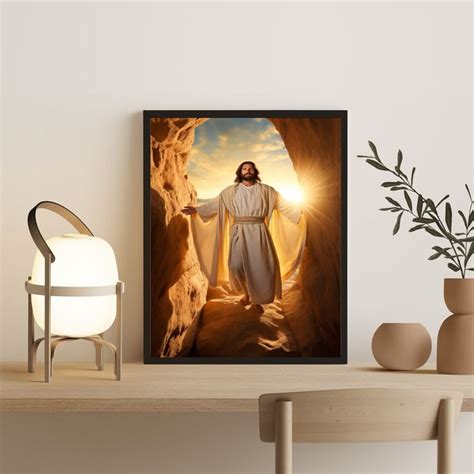 Quadro Decorativo Jesus Ressuscitando Quadros Online