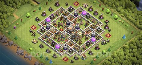 Best Base Th11 With Link Hybrid Anti Everything 2023 Town Hall Level 11 Base Copy 77