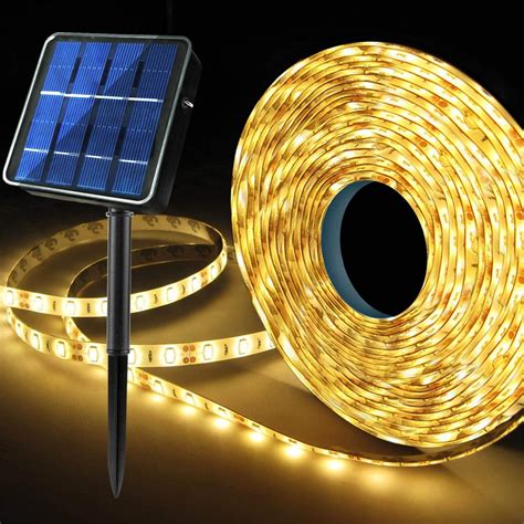 Solar Rope 200 LED Lights Garden Twinkly Fairy String LED Strips Porch