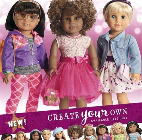 American Girl Create Your Own Dolls!