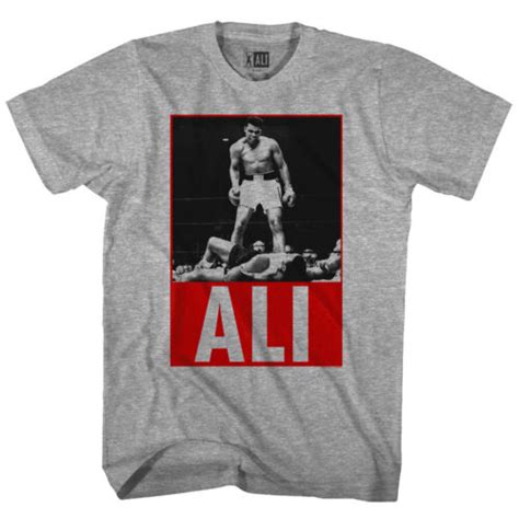 Muhammad Ali Liston KO Herren T Shirt Knockout Boxen Champion Legende