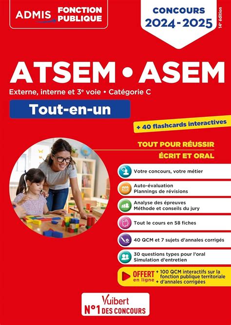 Concours ATSEM et ASEM Catégorie C Tout en un Agent territorial