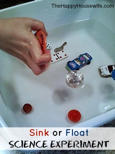 Sink Or Float Science Experiment The Happy Housewife™ Home Schooling