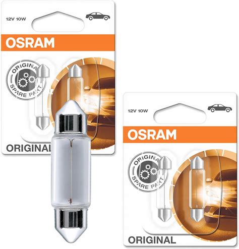 Żarowka samochodowa Osram 2X C10W Original Line Żarówka Haloge 6411