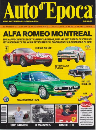 Auto D Epoca N Maggio Mensile Edicola Shop