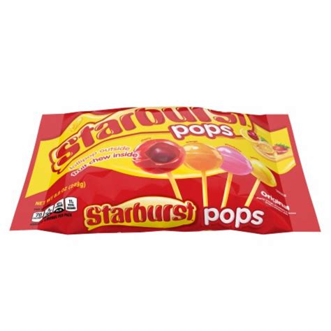 Starburst® Pops Fruity Assorted Lollipop Chewy Candy Bag 1 Bag 88 Oz Harris Teeter