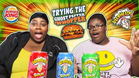 Trying The Ghost Pepper Whopper Jae Janae Youtube